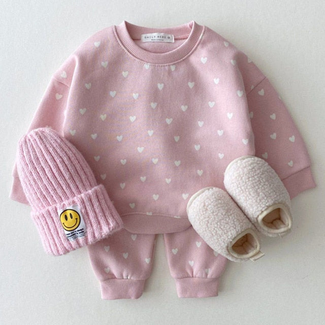 Full Heart Baby Clothing Set - Hamod Baby