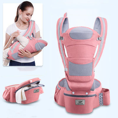 3-in-1 - Ergonomic Baby Carrier with Baby Hipseat - Hamod Baby