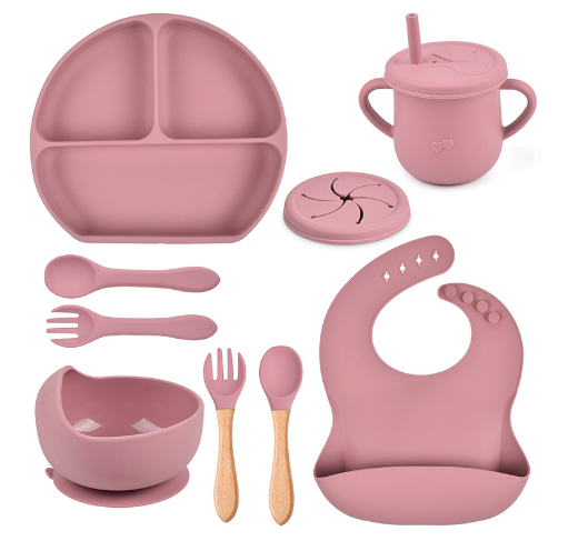 Silicone Children Tableware - 5 Pieces - Hamod Baby