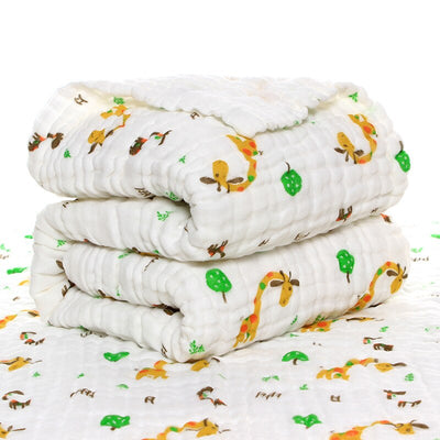 Organic Baby Blanket Muslin Swaddles - Hamod Baby