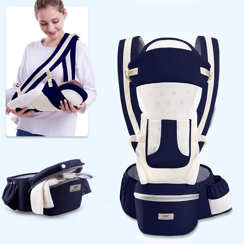 3-in-1 - Ergonomic Baby Carrier with Baby Hipseat - Hamod Baby
