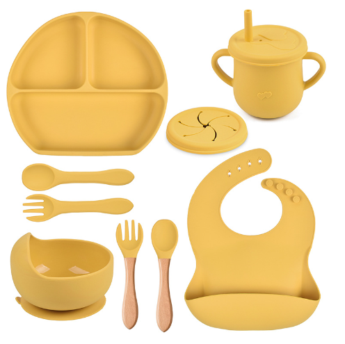 Silicone Children Tableware - 5 Pieces - Hamod Baby