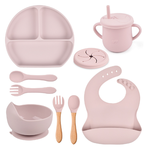 Silicone Children Tableware - 5 Pieces - Hamod Baby